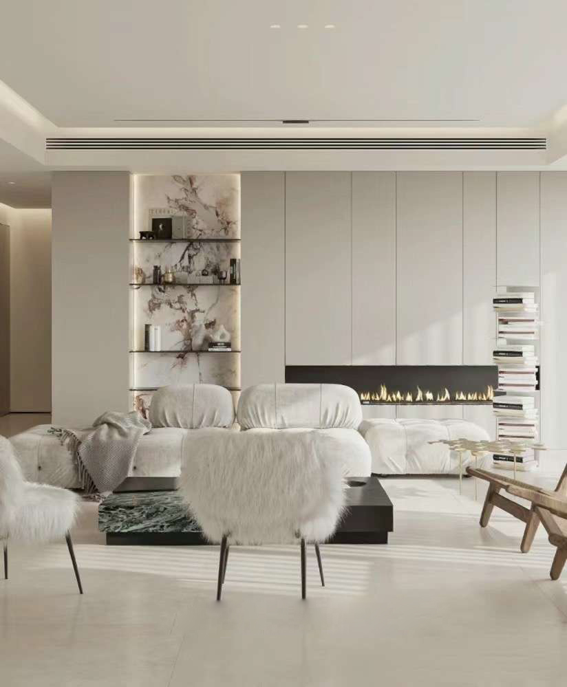 200平大平层奶油风